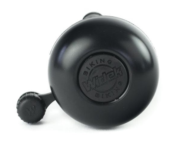 Widek 000980 midi bicycle bell aluminum black on card