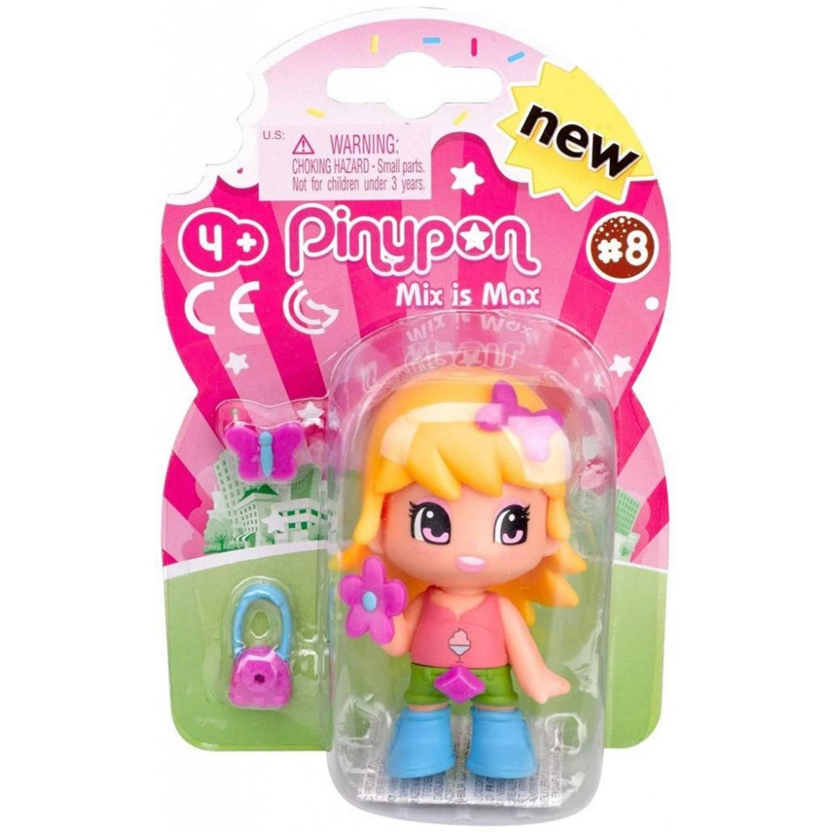 Pinypon speelfiguur 7cm serie 8