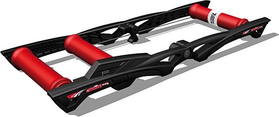 Elite training roller arion mag training roller arion mag black red