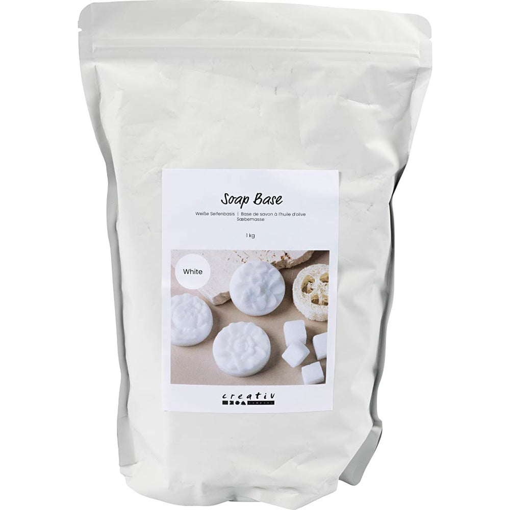 Creativ company witte zeep basis, granules, 1000 gr 1 doos