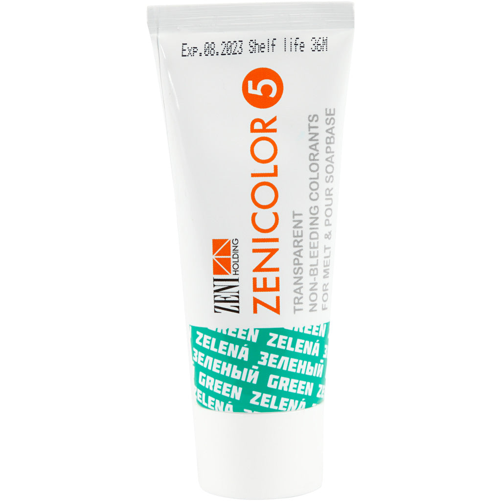 Soap paint, green, 30 gr 1 box