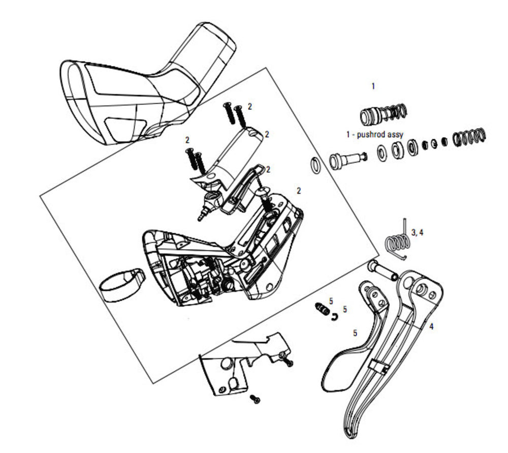 Sram brake racing reservoir cap kit r