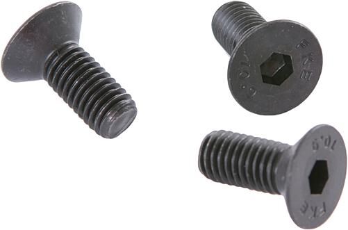 Bollard bolt screw m8 zinc black 3 pcs. 15mm