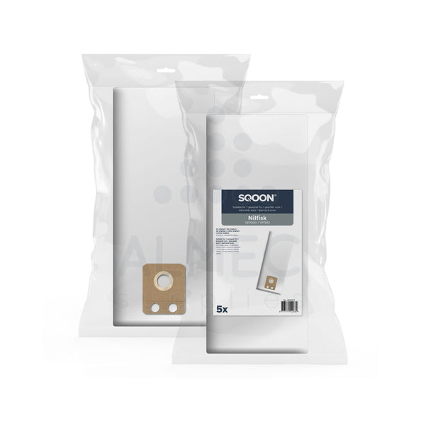 Sqoon nilfisk stofzuigerzak gd1000 vp 300 microfiber (5 stuks)