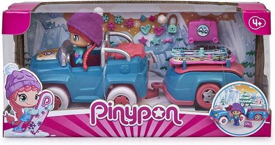Famosa pinypon - ski jeep with trailer and figure