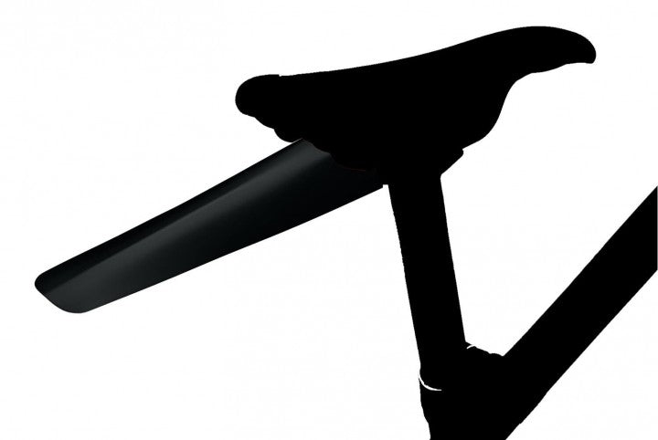 Velox Clip-On Double Fold Saddle Mudguard - Black