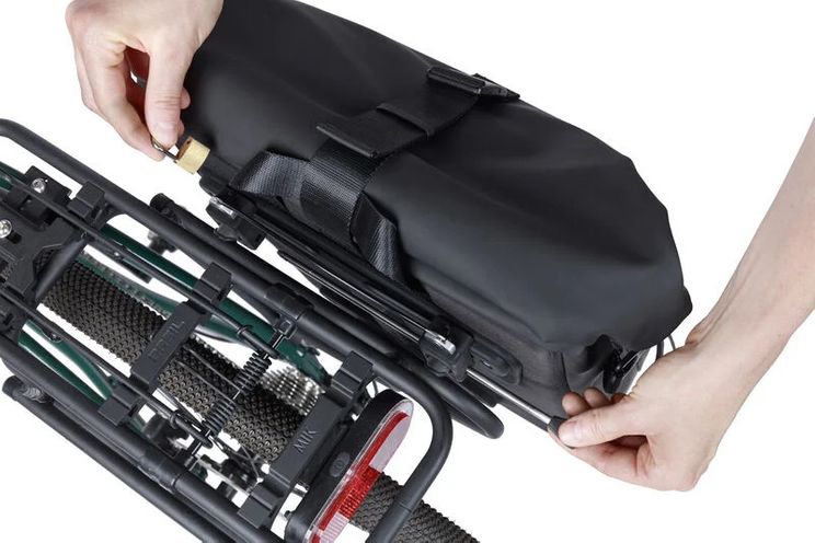 Basil Mik Lockpin lateral, negro, para equipaje