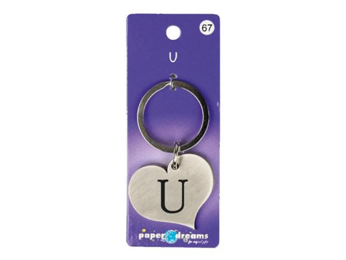 Paperdreams hart sleutelhanger - u