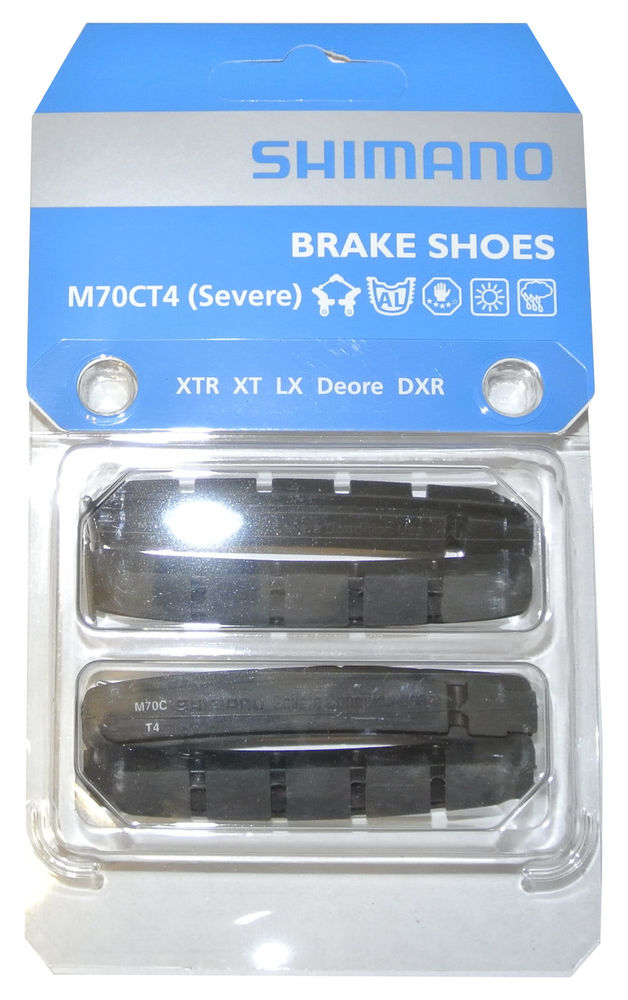 Shimano Brake rubber M70CT4 V-brake including BR-M570 BR-M970 (2 sets)