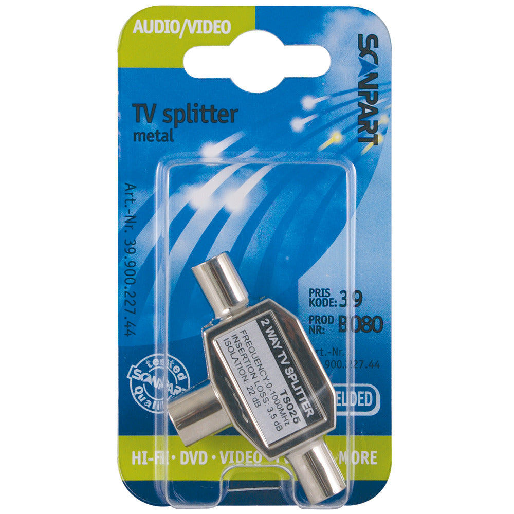 Scanpart scanpart TV splitter 9.5(f)-2x9.5(m)