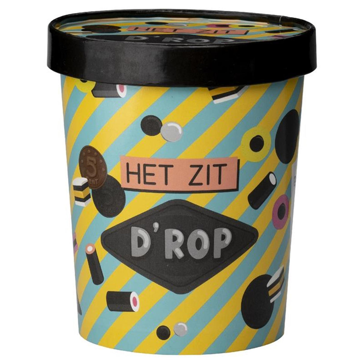 Paperdreams snoepbeker ø12x14cm - het zit d'rop