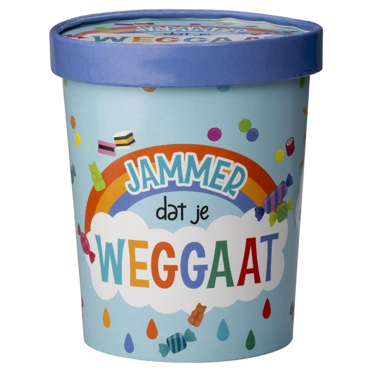 Paperdreams snoepbeker - jammer dat je weggaat