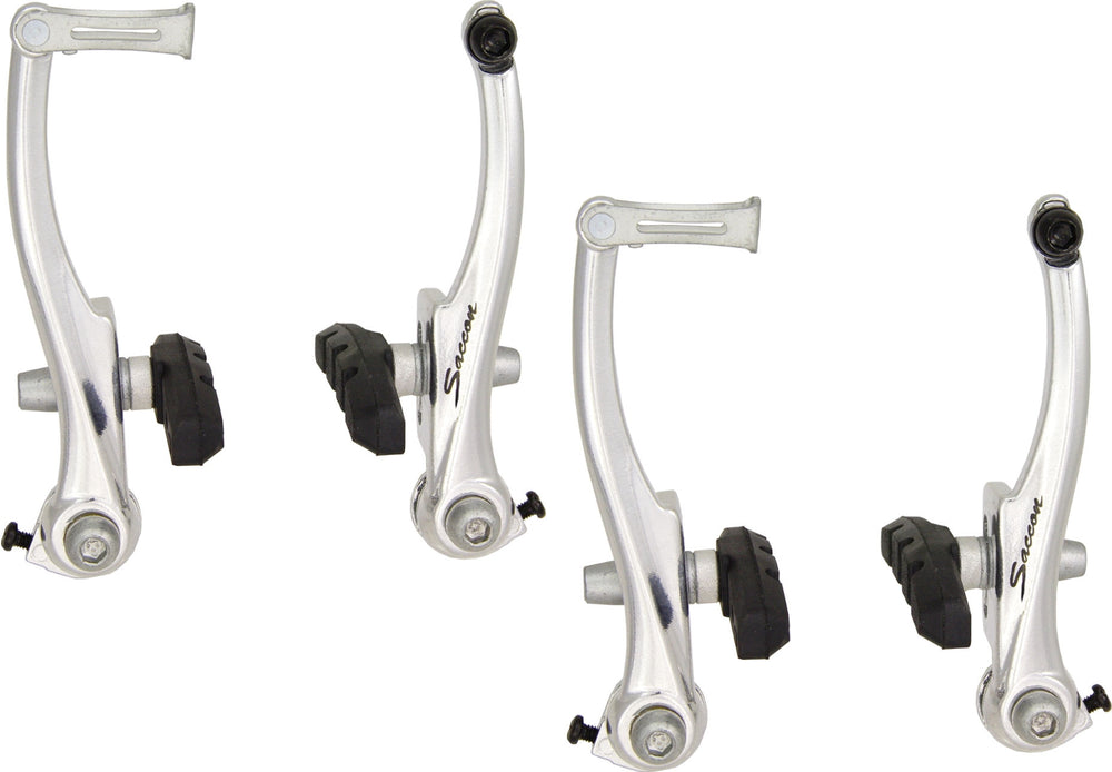 SACCON V -Brake Set Aluminium avant et arrière - Argent