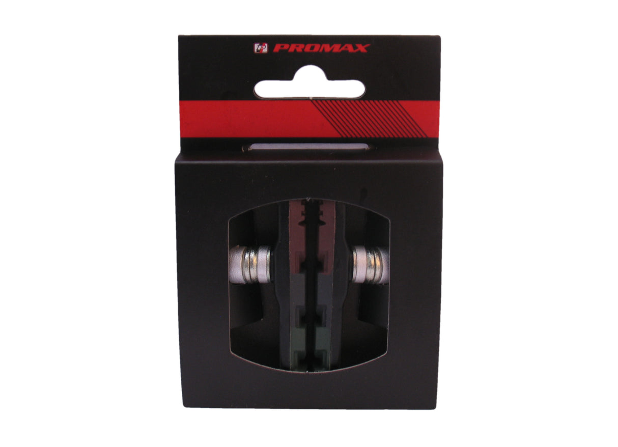 Messingschlager brake pad set V-brake with Allen key 70mm triple-color (brown, black, green)