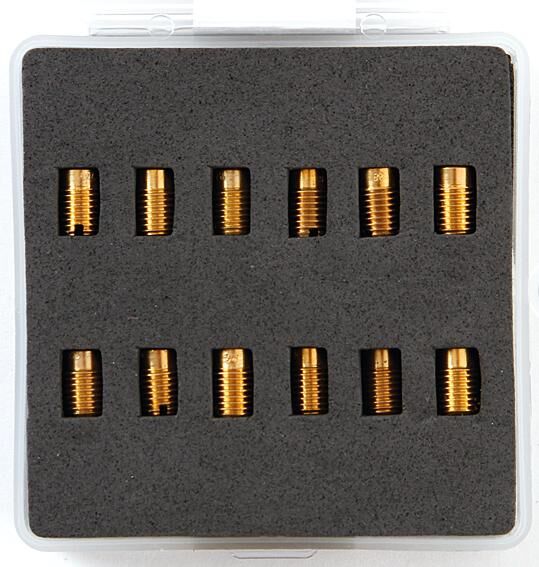 Naraku hoofdspijker set m6 . main jet set 12 pieces gurtner carburetor gr.74-