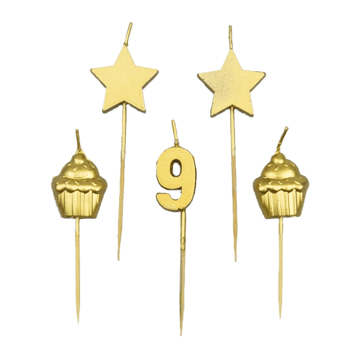 Paperdreams taartkaarsjes - 9 jaar