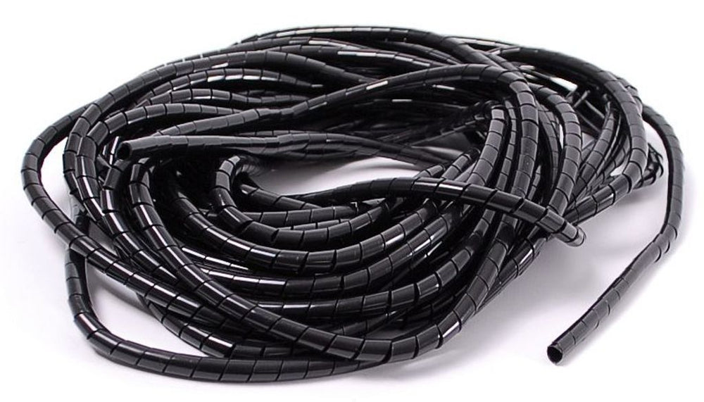 Unbranded cable spiral tape 4mm black 10m