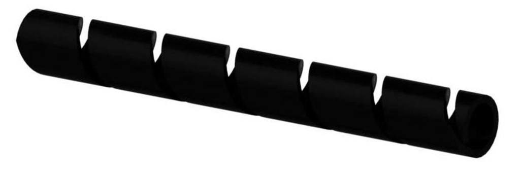 Unbranded cable spiral tape 6mm black 10m