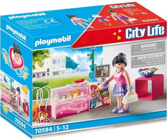 Playmobil city life fashion accessories set 70594