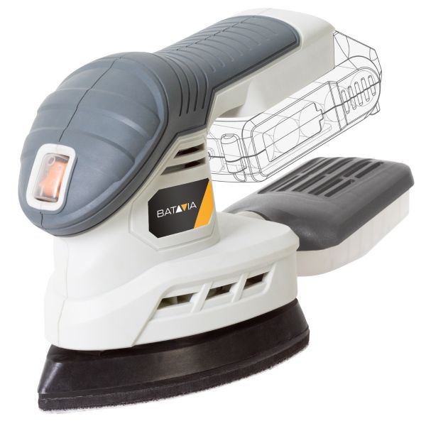 Ac Cordless multi-sander (Maxxpack 18V).