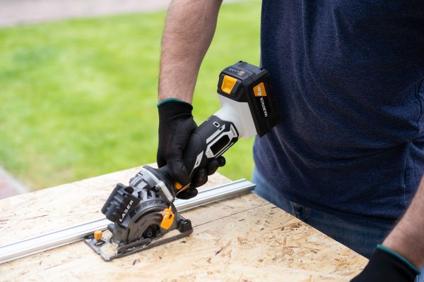 Ac Cordless mini hand circular saw 89mm (Maxxpack 18V).