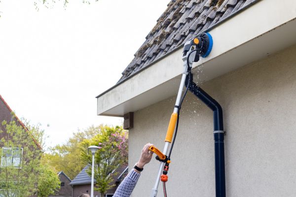 AC Twin Brush Bateria Limpeza de escova de escova (Maxxpack 18V).