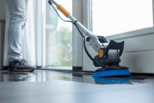 AC Twin Brush Bateria Limpeza de escova de escova (Maxxpack 18V).