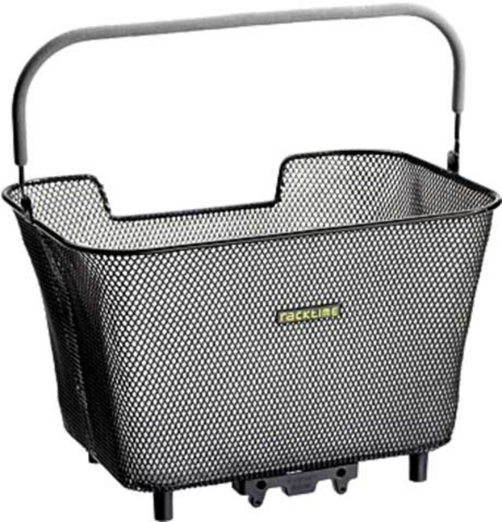 Racktime bicycle basket, rear basket bask-it large rear basket bask-it large black