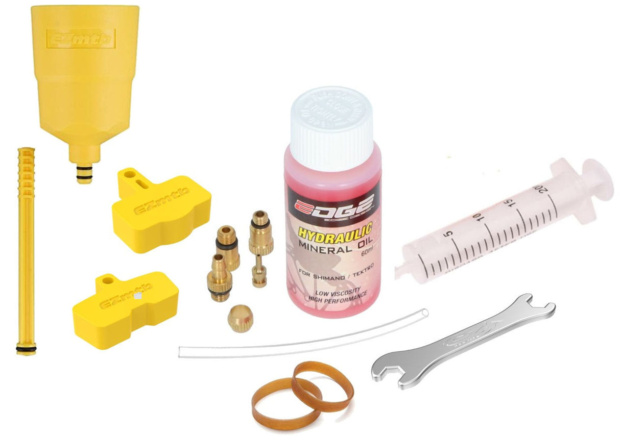 Kantskivbromsavluftningssats Shimano Tektro - inkl. olja