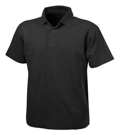 Dassy polo shirt leon katoen zwart xxl