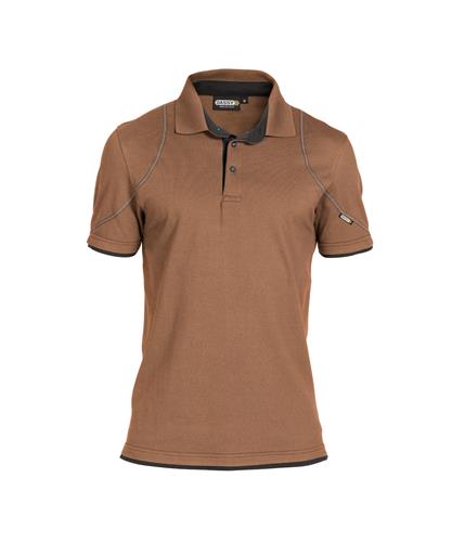 Dassy polo orbital bruin grijs xs