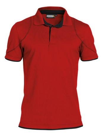 Dassy polo orbital rood zwart m