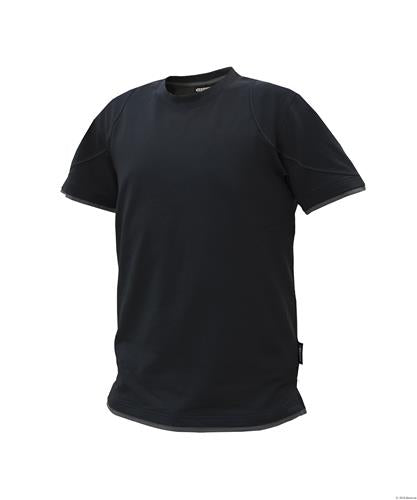 Dassy t-shirt kinetic zwart grijs s