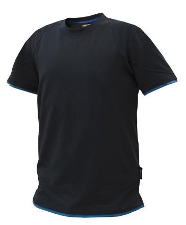 Dassy t-shirt kinetic zwart azuurblauw xs