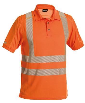 Dassy hogezichtbaarheid polo brandon oranje m
