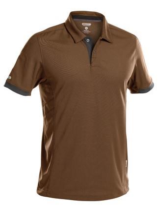 Dassy polo traxion bruin grijs xl
