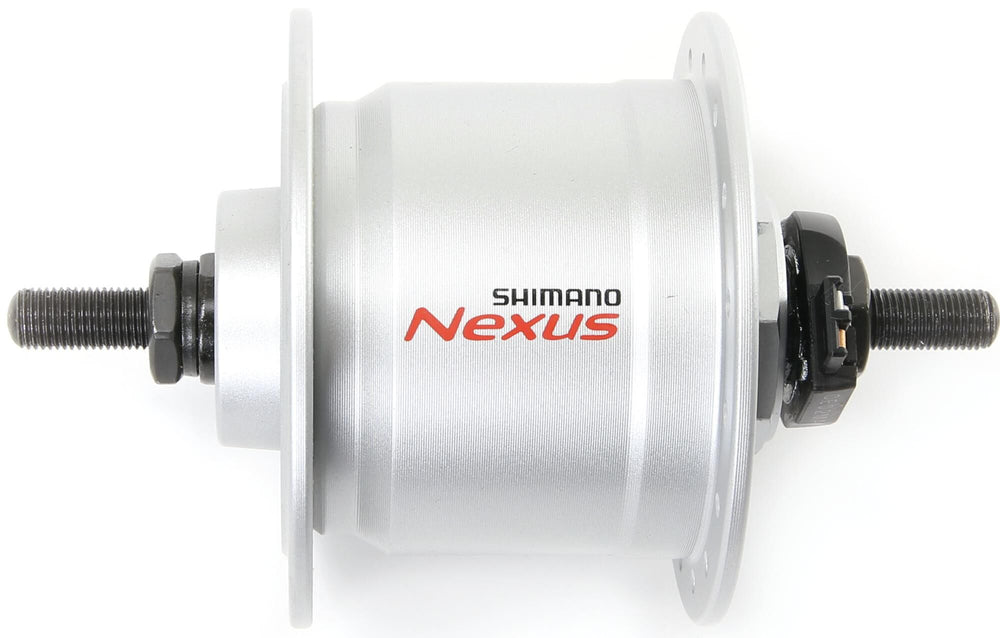 Shimano hub dynamo dh-c3000 shim.hub dyn.dhc3003 28h sol.axle 6v 3w sil.e2