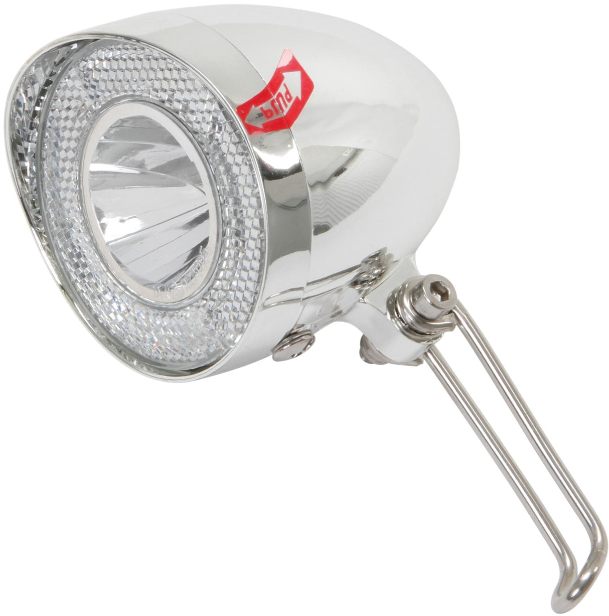 Union led headlight classic un-4915 bat.led fr.light classic chrome