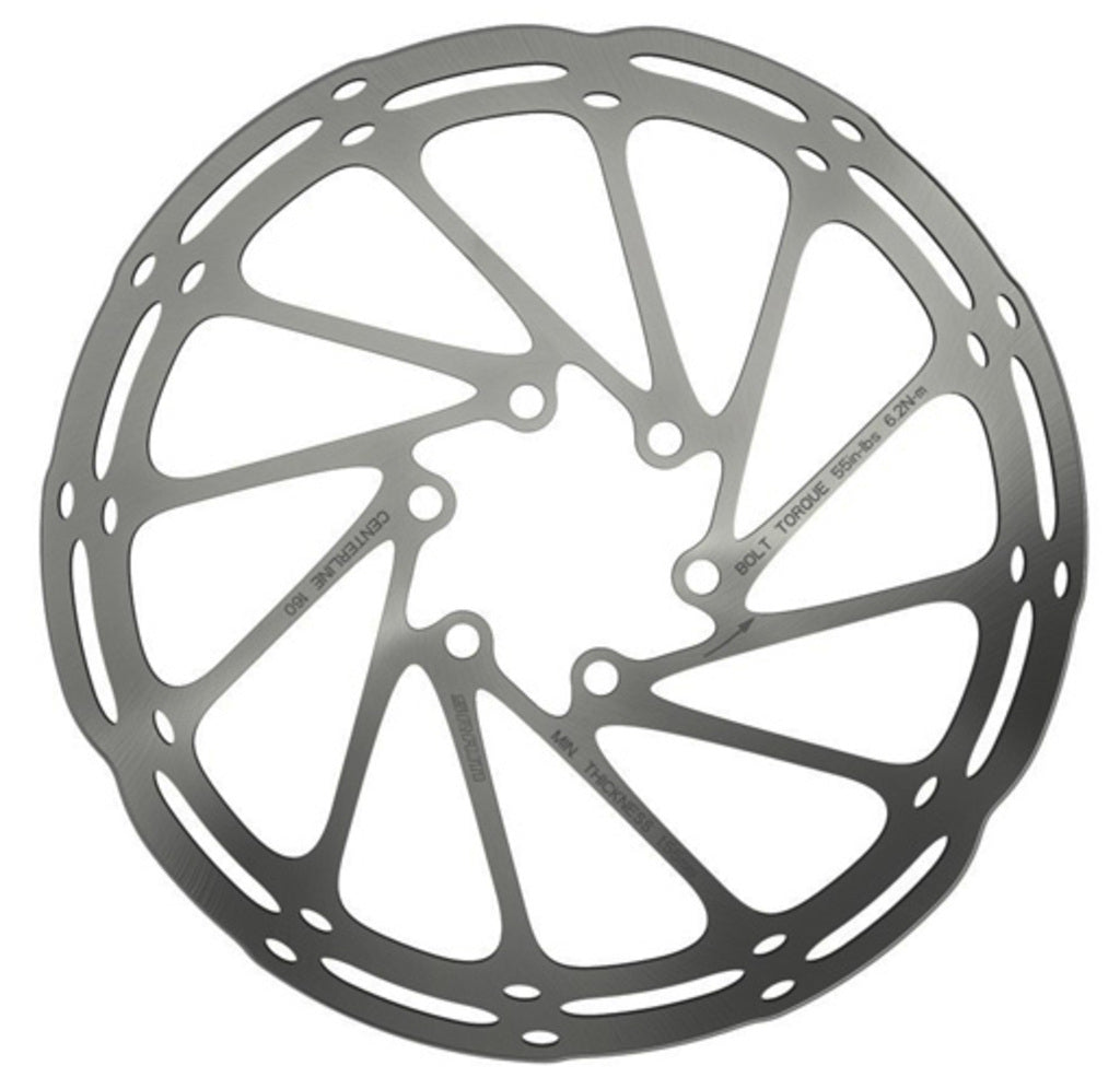 Sram brake disc centerline rotor ceterline stain.steel,rounded,160mm