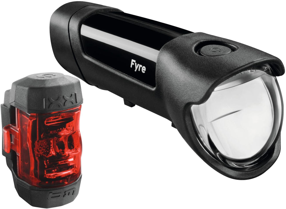 Busch + müller busch müller led lighting set fyre bat.light set bm fyre led black