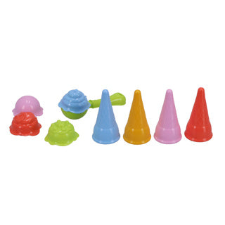 Sand molds ice creams