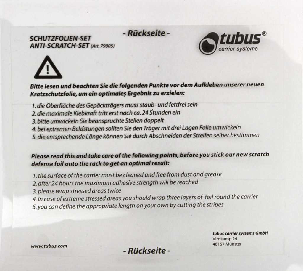 Tubus anp dragd protection sticker