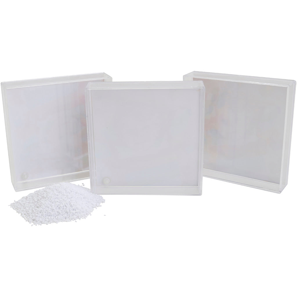 Creativ company square frame for shaking, size 11x11 cm, thickness 2.2 cm, 10 pieces in a box