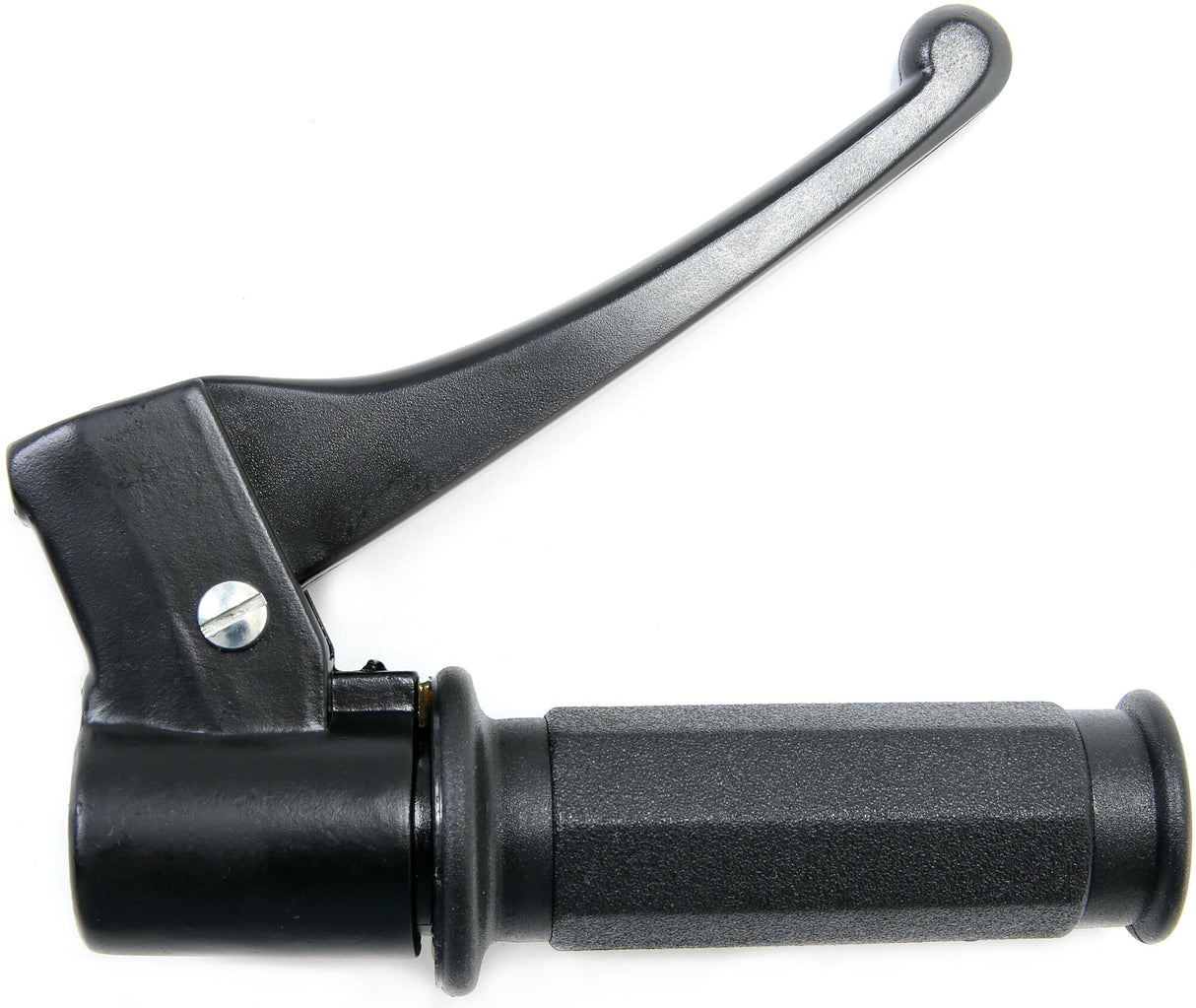 Domino gasgreep compl., met plastichandel, zwart throttle grips alu sw 1-pull, brake leve