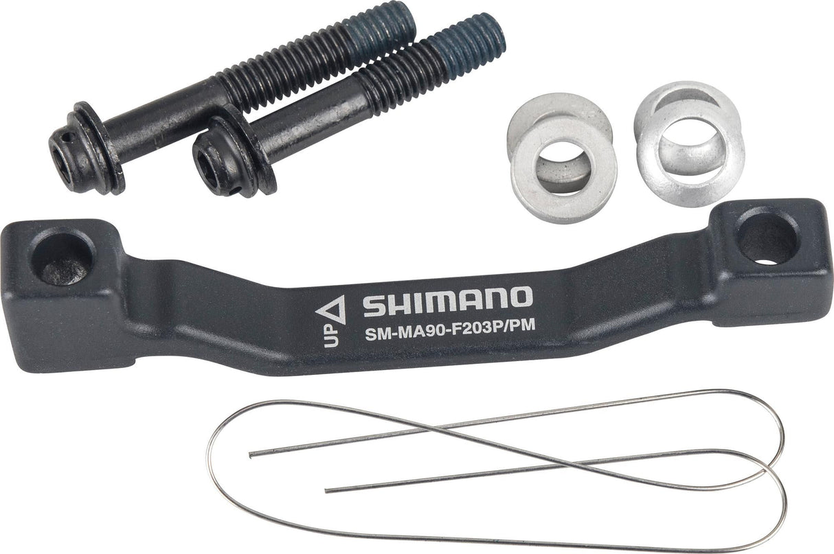 Shimano disc brake adapter disc br.adapter shim. pm pm 203mm fr. rear