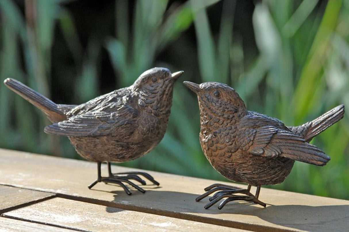 Figura Boltze home pájaro spatz h6cm poliresina
