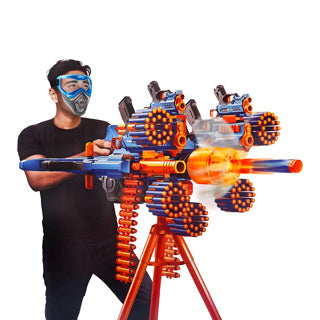 X-shot insanity mega barrel light and smoke 72 darts