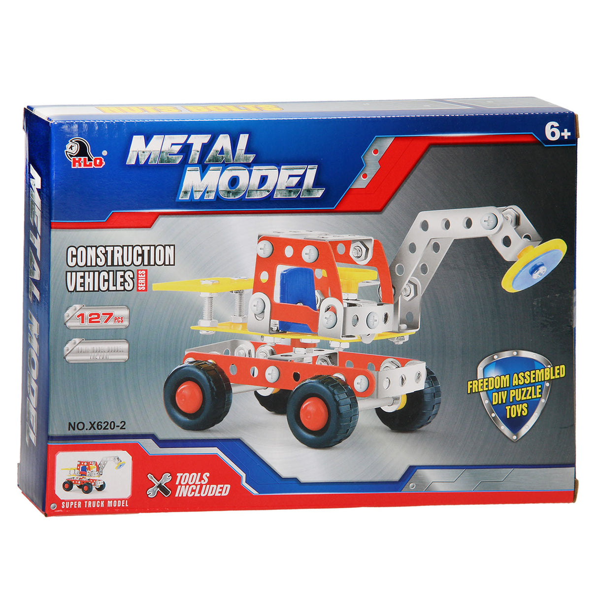 Kotró építőkészlet, 127 db.