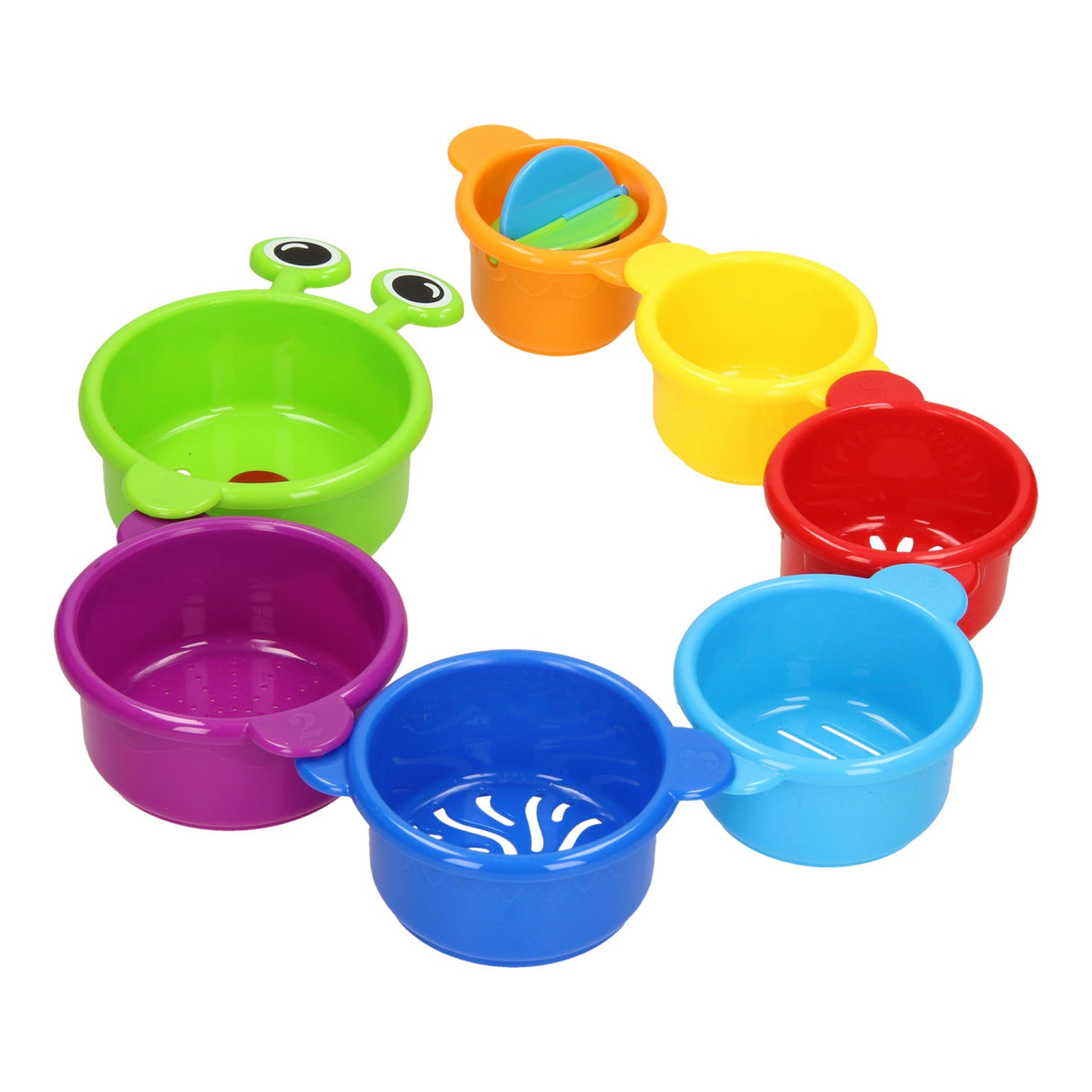 Stacking Cups Caterpillar Deluxe 7dlg.