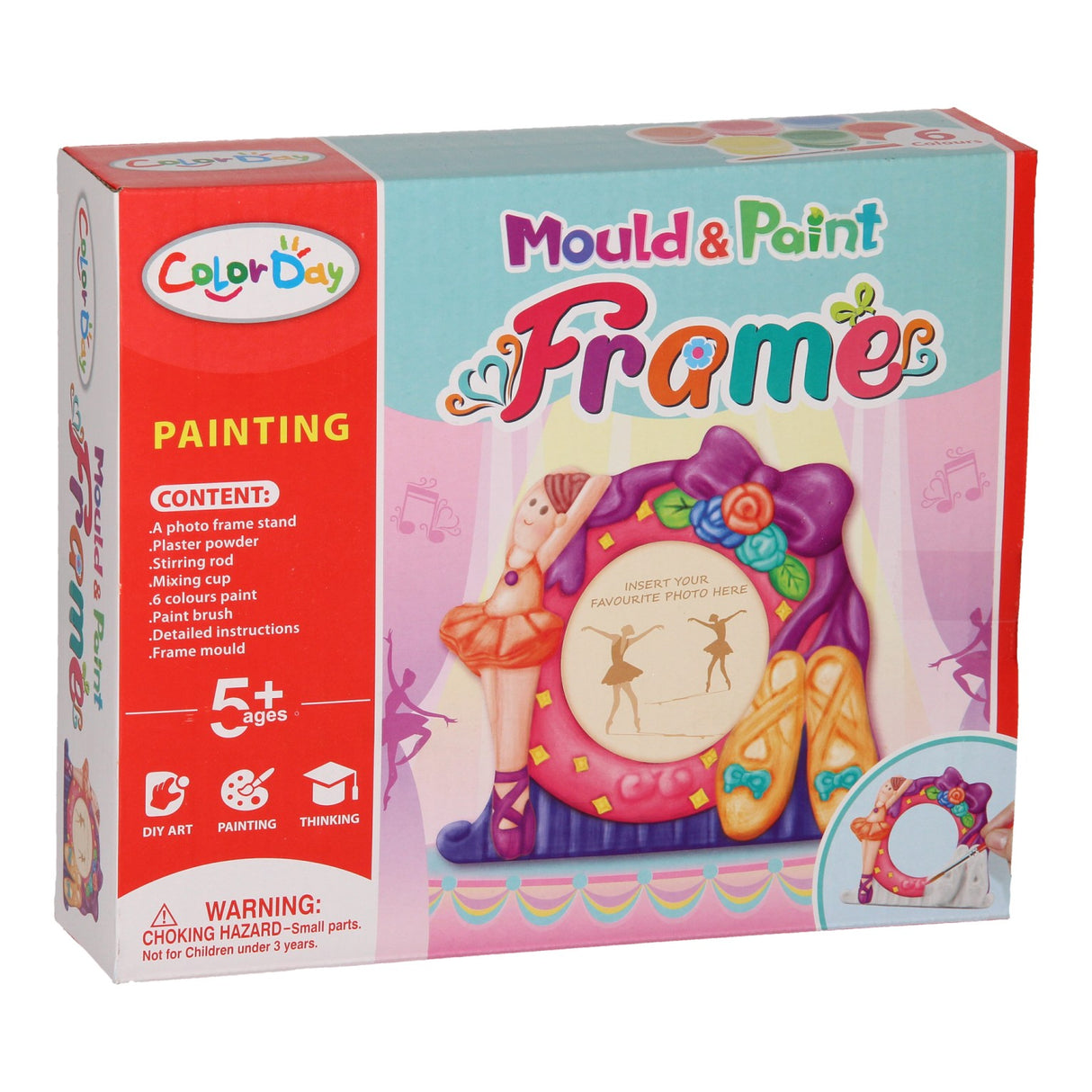 Plaster Casting Photo Frame Girl